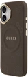 Панель Guess Peony Hot Stamp MagSafe для Apple iPhone 17 Brown (3666339519995) - зображення 2
