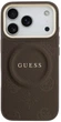 Панель Guess Peony Hot Stamp MagSafe для Apple iPhone 17 Pro Brown (3666339520014) - зображення 3