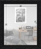 Фоторамка деревянная 40х50 багет: DL4807-02 Черный (с глянцевым стеклом 1-1.5мм, двп) EmojiFrame - изображение 6