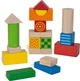 Дерев'яний конструктор Eichhorn Feel and Sound Building Blocks, 20 елементів 5632180 (4051902242537) - зображення 2