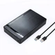 Зовнішній карман HDD 3.5" / 2.5" SATA USB 3.0 - USB ShuoLe бокс для жорсткого диска з блоком живлення Чорний корпус (CN300058) - зображення 10