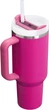 Термочашка стальная с двойной вакуумной изоляцией Stanley Quencher H2.0 Flowstate 1,18 л Fuchsia - изображение 2
