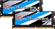 Память для ноутбуков G.Skill 16 GB (2x8GB) SO-DIMM DDR4 2400 MHz Ripjaws (F4-2400C16D-16GRS) - изображение 1