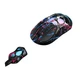 Геймерська акумуляторна, бездротова (Bluetooth + 2,4G), миша GravaStar Mercury X Pro 8K Wireless Gaming Mouse, RGB, Neon Graffiti (GS_X_PRO_CG_BLK) - зображення 11