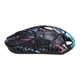 Геймерська акумуляторна, бездротова (Bluetooth + 2,4G), миша GravaStar Mercury X Pro 8K Wireless Gaming Mouse, RGB, Neon Graffiti (GS_X_PRO_CG_BLK) - зображення 13
