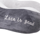 Подушка для путешествий Lace is good дорожная подушка для шеи в самолет с эффектом памяти 30х30х10 см Серый - изображение 7