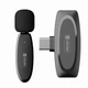 Беспроводной микрофон USB C для телефона легкий омнидирекционный для записи звука и видеосъемки 6 часов работы - изображение 7