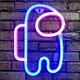 Ночной светильник Neon Amazing для детей с неоновым светом синего цвета для создания уютной атмосферы - изображение 1