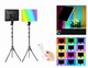 Лампа видеосвет LED RGB для фото и видео съемки с пультом управления яркое освещение 3000K-6500K 352 светодиода - изображение 2