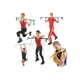 Гумова стрічка Gabel Gym Power Training Green 20 фунтів для силових тренувань 2 шт - зображення 5