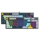 Ігрова Клавіатура Fantech ATOM96 MK890V2 MIZU Red Switch, Navy - зображення 3