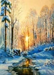 Набір з 14 листівок Cardsforsoul художника Андрія Репети Карпати 10,5 Х 14,8 см - изображение 8