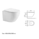 Комплект подвесного унитаза с крышкой Devit Lite Vortex Flush и инсталляции Grohe Rapid SL 4в1/ Гігієнічний душ Grohe BauClassic UA3873200A/3884000G/38732000/3303033/UA11104802) - изображение 8