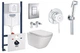 Комплект підвісного унітазу з кришкою Waterway GOLF Vortex та інсталяції Grohe Rapid SL 4в1 / Гигиенический душ Grohe BauClassic (3884000G/38732000/10812VP/UA11104802) - зображення 1