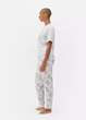 Пижамные хлопковые штаны Primark Printed Bottom Pyjama XXS Низ пижамы Серый (8948) - изображение 2