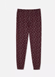 Пижамные хлопковые штаны Primark Printed Bottom Pyjama S Низ пижамы Бордовый (8939) - изображение 5