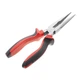 Длинногубцы прямые 200 мм, 40CrV, фосфатированные, полированные, STORM INTERTOOL NT-0140 - изображение 2