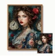 Набор для вышивки крестом JOZYSH «Винтажная красавица» 30×40 см, 14 CT, канва Аида с нанесенным рисунком, полная зашивка - изображение 2