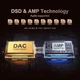 HIFI MP3 Audio плеєр Oilsky M308 LDAC DSD512 Hi-Res Lossless 80 ГБ MAX97720, Bluetooth, Wi-Fi, Android - зображення 7