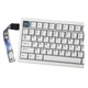 Механічна бездротова клавіатура Cidoo QK75, 75% WHITE, RGB, Tri-Mode, USB-C / 2.4 GHz / Bluetooth, Hot-Swap, Gasket-Mount - зображення 4