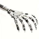 Телескопическая чесалка для спины «Рука скелета», черная - изображение 3