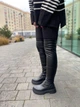 Ботфорты женские зимние EDAN высокие на низком ходу, натуральная кожа, евро-мех, черные 88/1 40 - изображение 7