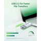 Флешка USB Type-C /USB Type-A 64Gb Acer UT300 (BL.9BWWA.589) - зображення 4