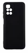 Чохол Silicone Case для Xiaomi Redmi 10 бампер із мікрофіброю чорний - зображення 1