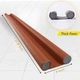 Плінтус гнучкий для усунення дверних зазорів Tani BOTTOM SEAL Коричневий (21574896) - зображення 5