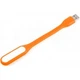 Гибкая USB led лампочка-фонарик Tani для повербанка и ноутбука Оранжевый (21523496) - изображение 3