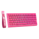 Клавіатура Attack Shark X68 HE Contours Side Printed RGB Pink - зображення 3