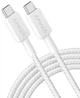 Кабель ANKER 322 USB-C to USB-C 0.9 м Nylon Белый (A81F5H21/A81F5G21) - изображение 2