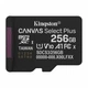 Карта пам'яті Kingston microSD 256GB C10 UHS-I A1 V10 R150MB/s (SDCS3/256GBSP) - зображення 4