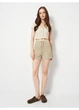 Шорти H&M XS Темно-бежевий 1073207 - зображення 3
