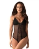 Боди женское Obsessive 841TED1 Body Черный L/XL - изображение 1