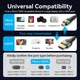 HDMI-кабель Vention M to Micro HDMI M 1 м V2.0 8K 60Гц для передачи видео и аудио (0E2A0355EE1F) - изображение 7
