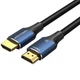 Кабель HDMI M - M, 1.5 м, V2.1, 8K 60Гц обплетення, синій, Aluminum Alloy Type Vention - изображение 1