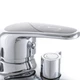 Змішувач для ванни Haiba Magic 009 з чорною ручкою (HB0696) HB0696 - изображение 2
