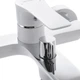 Змішувач для ванни з коротким виливом MIXXUS PREMIUM EVA 009 EURO білий (MI5811) MI5811 - зображення 3