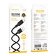 Кабель Borofone BX113 Silicone Type-C 3A 3m Black - зображення 4