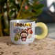 Чашка порцелянова Labubu Bring Joy 400 (мл) подарункова кружка прикольна чашка для дітей на подарунок FM-22C - изображение 1