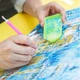 Алмазная мозаика "Девушка в нежных цветах" 40х50 см - изображение 2