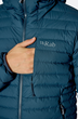 Куртка чоловіча пухова Rab Microlight Windstopper Hoody, Tempest Blue, L (RB QDB-73-TMB-LRG) - зображення 8