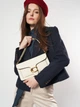 Сумка кросс-боди через плечо женская из натуральной кожи средняя Coach Polished Pebble Leather Tabby Shoulder Bag 26 BG-COA-19 Белая (195031864292) - изображение 2