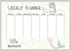 Магнитный планер А3 "Расписание на неделю №8 Русалка_eng" - изображение 1