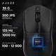 Мишка Ajazz AJ139 V2 MC Wireless/Bluetooth/USB Black (AJ139-V2-MC-B) - зображення 7