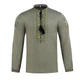 Вышиванка тактическая 100% лён M-Tac олива XS - изображение 2