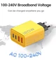 Зарядний пристрій ILEPO 120W Швидке заряджання для телефону / планшета 2 USB + 2 Type-C White (19025) - зображення 4