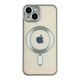 Чохол TPU Metallic Chrome Full Camera with Magsafe для iPhone 14 Chrome Green - изображение 1