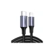 Дата кабель USB-C to Lightning 1.0m 3A 60W US304 black Ugreen (60759) - изображение 1